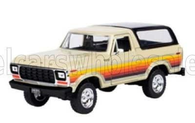 Motor-Max - FORD USA BRONCO HARD-TOP CLOSED 1978 BEIGE BLACK