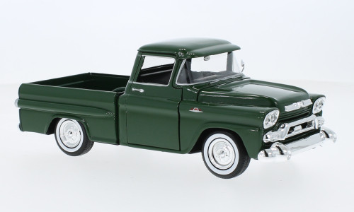 Motor-Max - GMC 1000 Wideside, dunkelgrün, 1958, 1:24