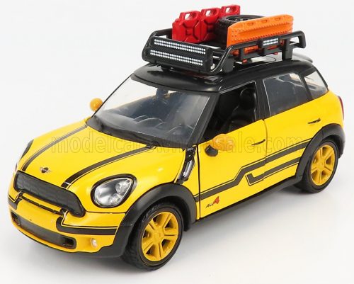 Motor-Max - MINI COOPER S COUNTRYMAN WITH ROOF RACK 2011 YELLOW BLACK