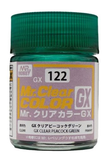 Mr Hobby - Mr Hobby -Gunze Mr. Color GX Clear Peacock Green (18 ml)