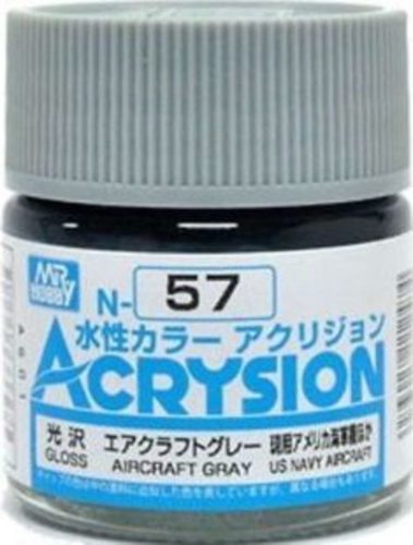 Mr. Hobby - Mr Hobby -Gunze Acrysion (10 ml) Aircraft Gray