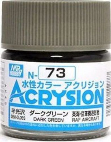 Mr Hobby - Gunze - Mr Hobby -Gunze Acrysion (10 ml) Dark Green