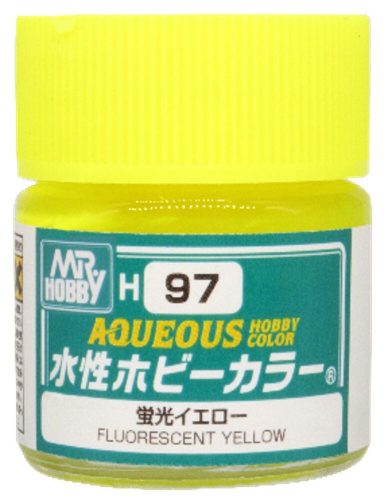 Mr Hobby - Mr Hobby -Gunze Aqueous Hobby Colors  (10 ml) Fluorescent Yellow