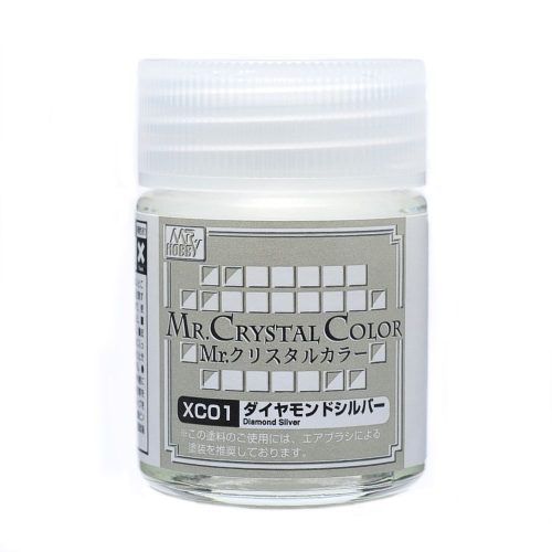 Mr Hobby - Gunze - Mr Hobby -Gunze Mr. Crystal Color (18ml) Diamond Silver