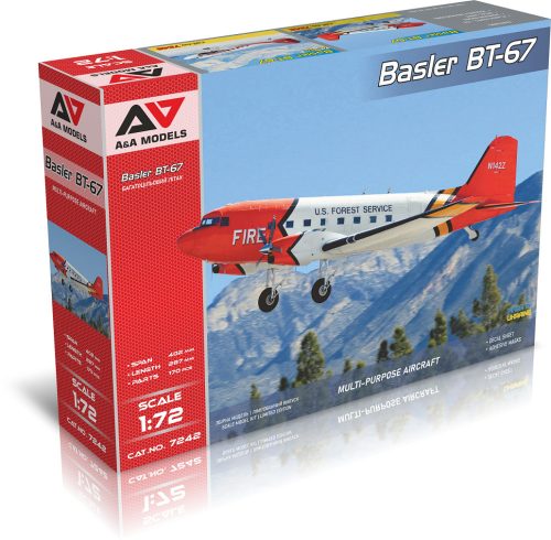 A&A Models - 1/72 BT-67 (DC-3) turboprop utility aircraft (3 liveries)