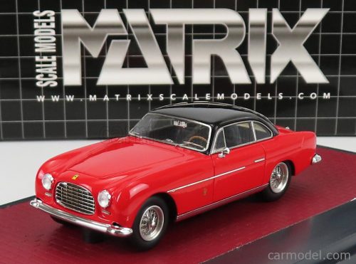 Matrix Scale Models - Ferrari 212 Inter Coupe Ch.191 Ghia 1952 Red Black