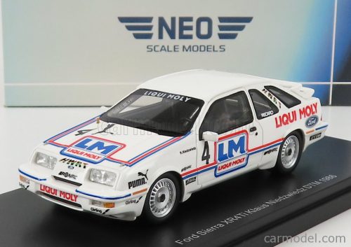 Neo Scale Models - Ford England Sierra Xr4Ti Team Liqui Moly N 4 Dtm Season 1986 K.Niedzwedz White