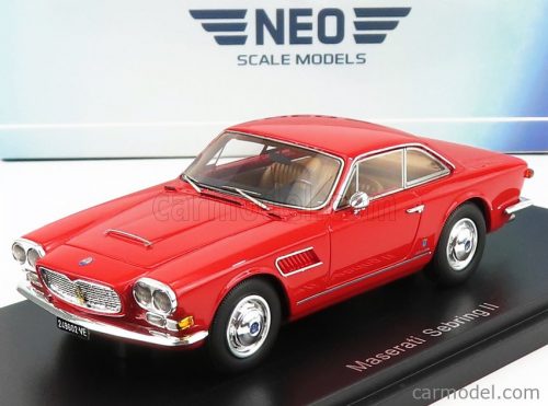 Neo Scale Models - Maserati Sebring 2-Series 1964 Red