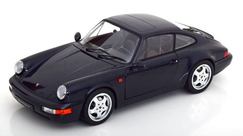 NOREV - PORSCHE 911 964 CARRERA 4 COUPE 1990 DARK BLUE MET