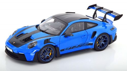 NOREV - PORSCHE 911 992 GT3 RS COUPE WEISSACH PACKAGE 2022 BLUE BLACK