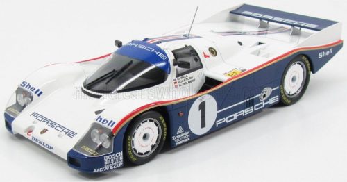 NOREV - PORSCHE 962C 2.6L TURBO TEAM ROTHMANS PORSCHE N 1 WINNER 24h LE MANS 1986 H.J.STUCK - D.BELL - A.HOLBERT WHITE BLUE