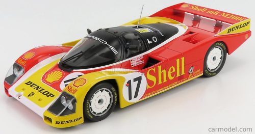 Norev - Porsche 962C Porsche Ag Team N 17 2Nd 24H Le Mans 1988 Klaus Ludwing - Hans Joachim Stuck - Derek Bell Red Yellow White