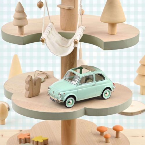 NOREV - 1:18 Fiat 500 L 1968 Pastel Blue Special birth pack - NOREV