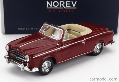 Norev - Peugeot 403 Cabriolet Open 1957 Red