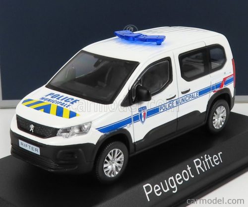 Norev - Peugeot Rifter Police Municipale 2019 White Blue Yellow