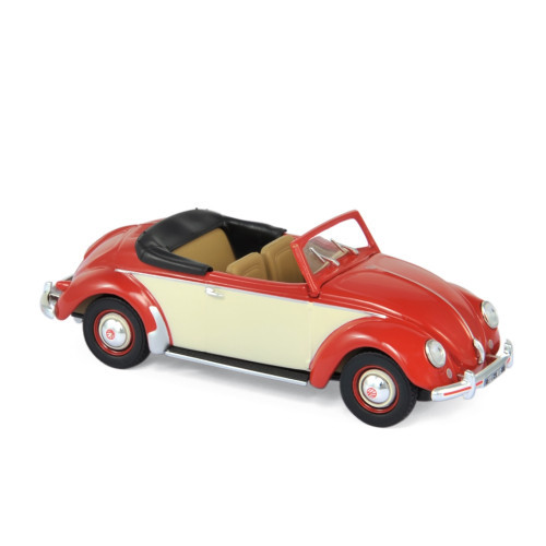 Norev - 1:43 Volkswagen Hebmuller 1949 - Red & Creme