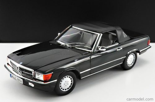 Norev - Mercedes Benz Sl-Class 300Sl Cabriolet (R107) Soft-Top 1986 Black Met