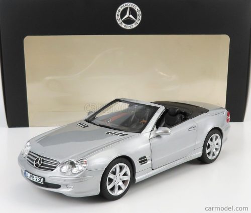 Norev - Mercedes Benz Sl-Class Sl500 (R230) Cabriolet 2003 Silver