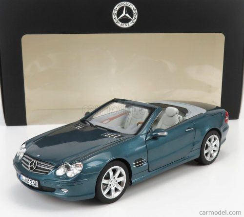 Norev - Mercedes Benz Sl-Class Sl500 (R230) Cabriolet 2003 Blue Met