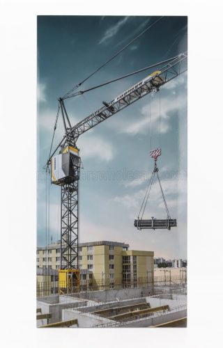 NZG - LIEBHERR 81 K.1 GRU EDILE AUTOMONTANTE - FAST ERECTERING CRANE YELLOW BLACK