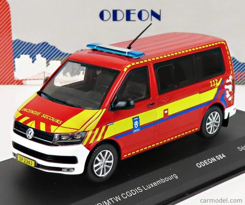 Odeon - Volkswagen T6 Minibus Sapeurs Pompiers Cgdis Luxembourg 2015 Red Yellow White