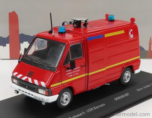 Odeon - Renault Master T30D Van Vsr Bemaex Sapeurs Pompiers 1981 Red