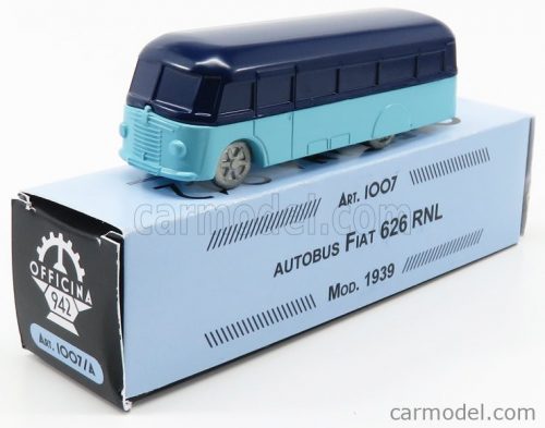 Officina-942 - Fiat 626 Rnl Autobus 1939 Light Blue Blue