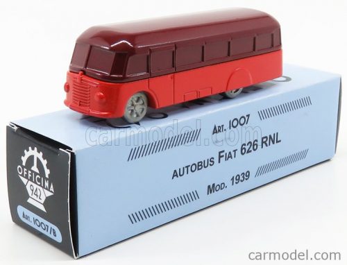 Officina-942 - Fiat 626 Rnl Autobus 1939 Red Orange