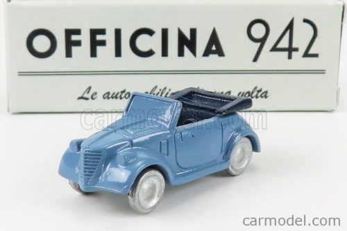 Officina-942 - Fiat 500A Cabriolet Carrozzeria Montescani 1939 Light Blue