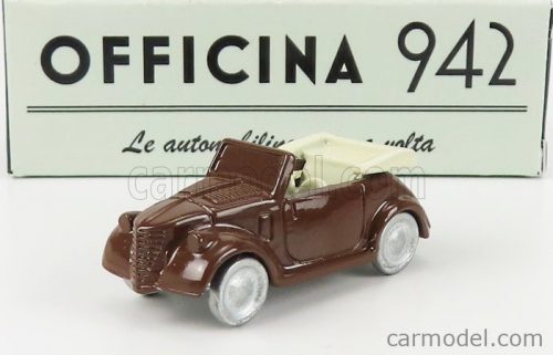 Officina942 - Fiat 500A Cabriolet Carrozzeria Montescani 1939 Brown