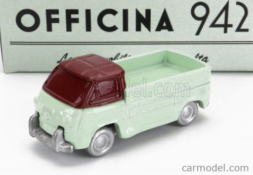 Officina-942 - Fiat 600M Camioncino Coriasco 1956 Light Green Red