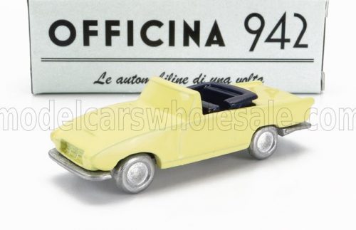 Officina-942 - FIAT 1200 SPIDER CARROZZERIA GHIA CABRIOLET OPEN 1958 YELLOW