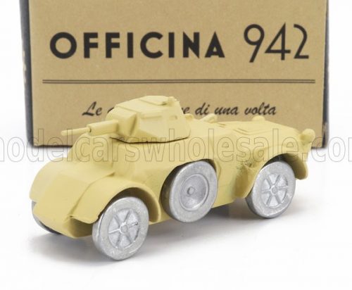 Officina-942 - FIAT ANSALDO TANK AB41 AUTOBLINDO 1941 MILITARY SAND