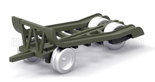 Officina-942 - TRAILER RIMORCHIO VIBERTI TRASPORTO CARRO M13/M14 1942 MILITARY GREEN