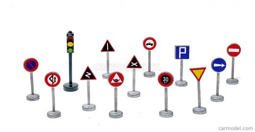 Officina-942 - Accessories Segnali Stradali + Semaforo - Traffic Signs And Traffic-Lights