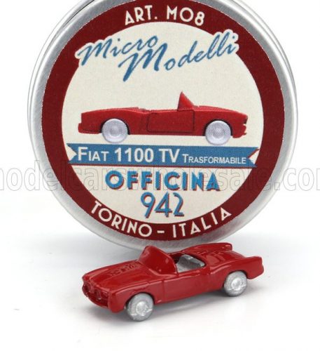 Officina-942 - FIAT 1100/103 TRASFORMABILE CABRIOLET OPEN 1953 RED