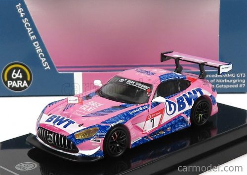 Paragon-Models - Mercedes Benz Amg Gt3 Team Getspeed Performance N 7 3Rd 24H Nurburugring 2021 M.Gotz - D.Juncadella - R.Marciello Pink Blue White