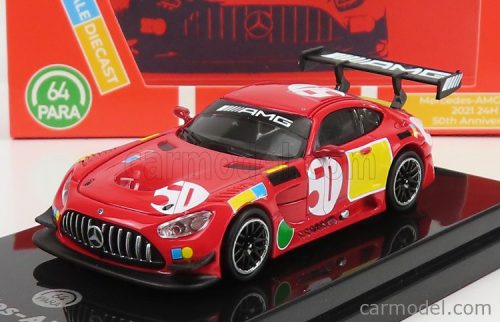 Paragon-Models - Mercedes Benz Amg Gt3 Evo N 50 - 50Th Anniversary Red Pig Livery 2022 Red