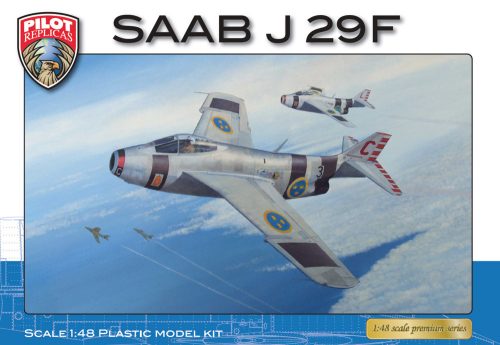 Pilot Replicas - Plastikový model letadla 1/48 SAAB J29 F Swedish edition