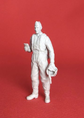 Pilot Replicas - 1/48 Swedish Airforce pilot from 1950s up to mid 1970s with parachute