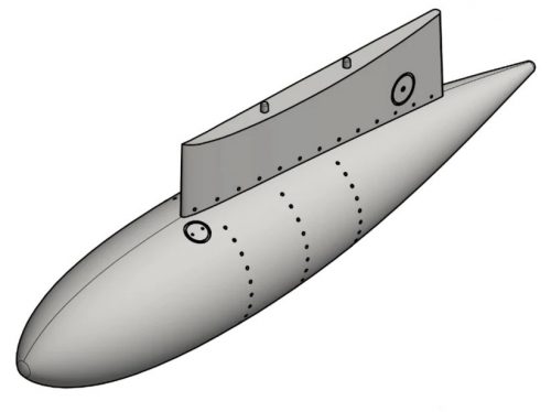 Pilot Replicas - 1/48 SAAB 29 Tunnan Drop Tank type 1 without fins