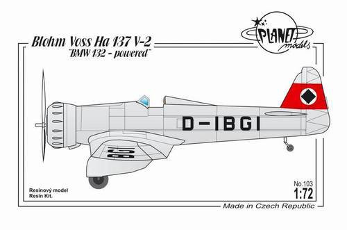 Planet Models - Blohm Voss Ha 137V-2