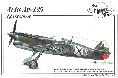 Planet Models - Avia Av 135 Ljastovica