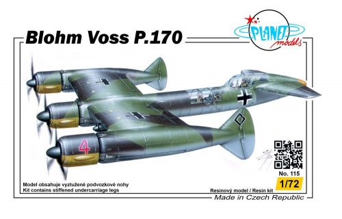 Planet Models - Blohm & Voss P.170 Schnell Bomber