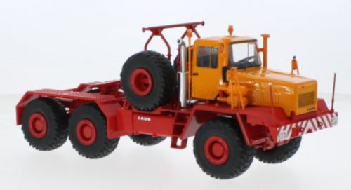 Premium Classixxs - FAUN KOLOSS TRACTOR TRUCK 6x6 3-ASSI 1986 ORANGE RED