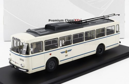 Premium Classixxs - SKODA 9TR AUTOBUS FILOBUS TRASPORTO PUBBLICO 1961 CREAM GREY BLUE