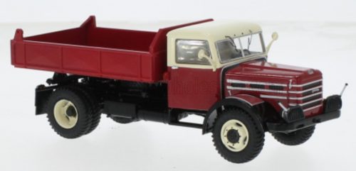 Premium Classixxs - CSEPEL D445 TRUCK CASSONE RIBALTABILE 2-ASSI 1963 RED CREAM