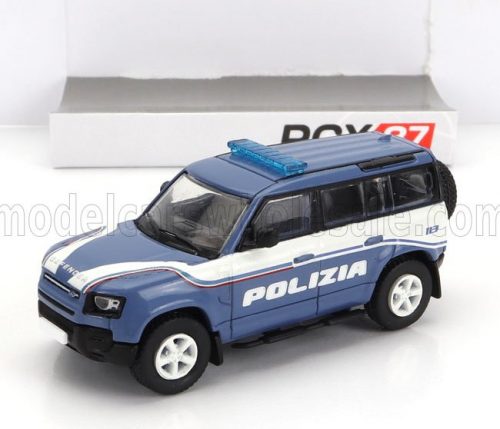 Premium Classixxs - LAND ROVER NEW DEFENDER 110 POLIZIA 2020 LIGHT BLUE WHITE