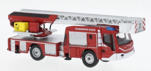 Premium Classixxs - MAGIRUS MAGIRUS M32L 112 SCALA TRUCK SCALA CESTELLO FEUERWEHR ESSEN 2021 RED SILVER