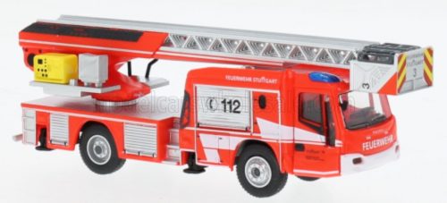 Premium Classixxs - MAGIRUS MAGIRUS M32L 112 SCALA TRUCK SCALA CESTELLO FEUERWEHR STUTTGART 2021 FLUO RED